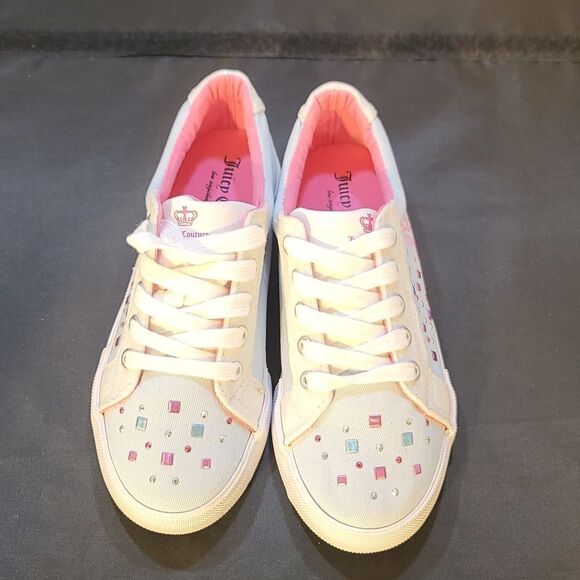 BRAND NEW JUICY COUTURE GIRLS WALKING LACE-UP SNEAKERS G1 - Picture 3 of 16